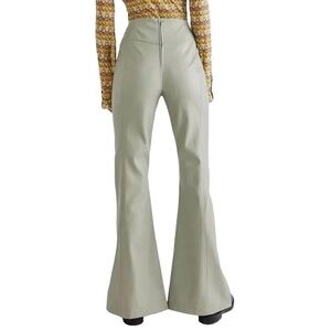 Free People Slit Vegan Leather Pants